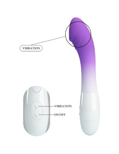 PRETTY LOVE ELEMENTAL VIBRADOR PUNTO G 30 VIBRACIONES MORADO