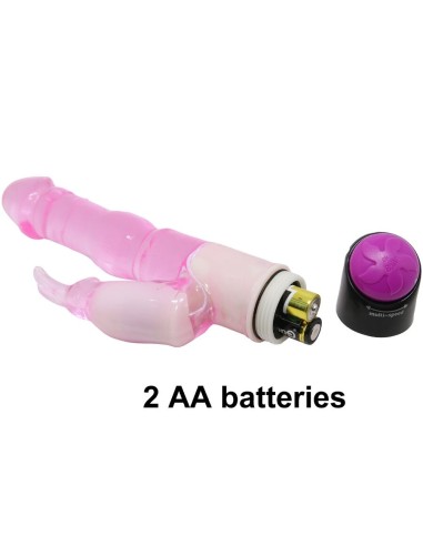 BAILE WAVES OF PLEASURE FANTASY VIBRADOR CON RABBIT 23 CM