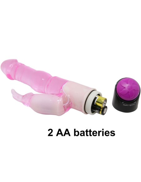 BAILE WAVES OF PLEASURE FANTASY VIBRADOR CON RABBIT 23 CM
