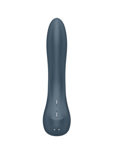 SATISFYER G SPOT WAVE 4 VIBRADOR 12 PROGRAMAS DE VIBRACIAN GRIS OSCURO