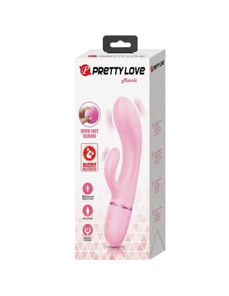PRETTY LOVE MARSKI VIBRADOR RABBIT PUNTO G ROSA