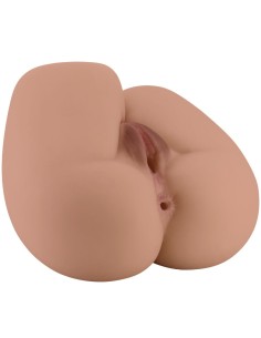 CRAZY BULL BERNACE TRASERO VIBRADOR CON VAGINA Y ANO REALASTICO NATURAL CONTROL REMOTO 2