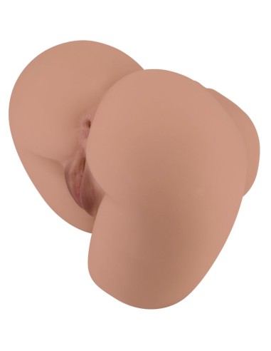 CRAZY BULL BERNACE TRASERO VIBRADOR CON VAGINA Y ANO REALASTICO NATURAL CONTROL REMOTO