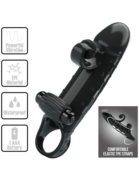 ROMANCE FUNDA PARA PENE CON VIBRACIAN NEGRO