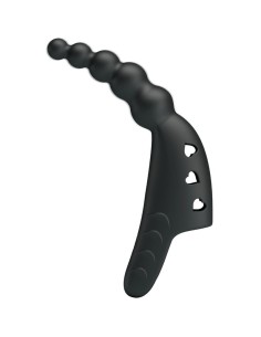 PRETTY LOVE JORDIN VIBRADOR DE DEDO 10 VIBRACIONES NEGRO