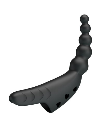PRETTY LOVE JORDIN VIBRADOR DE DEDO 10 VIBRACIONES NEGRO
