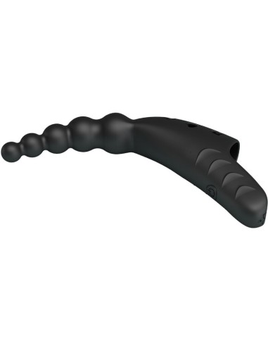 PRETTY LOVE JORDIN VIBRADOR DE DEDO 10 VIBRACIONES NEGRO