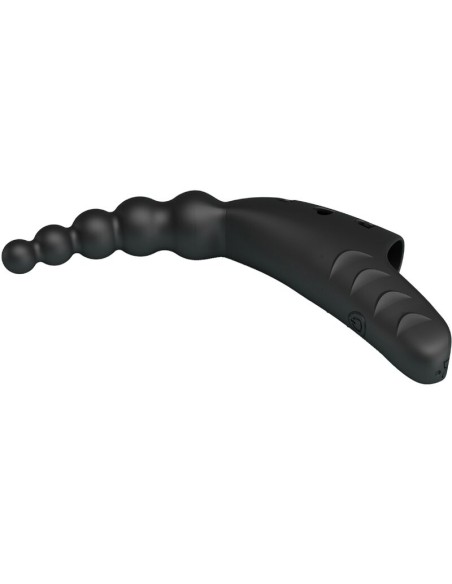 PRETTY LOVE JORDIN VIBRADOR DE DEDO 10 VIBRACIONES NEGRO