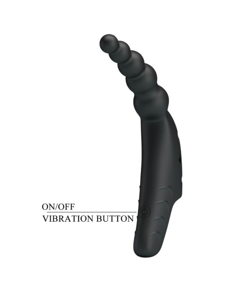 PRETTY LOVE JORDIN VIBRADOR DE DEDO 10 VIBRACIONES NEGRO
