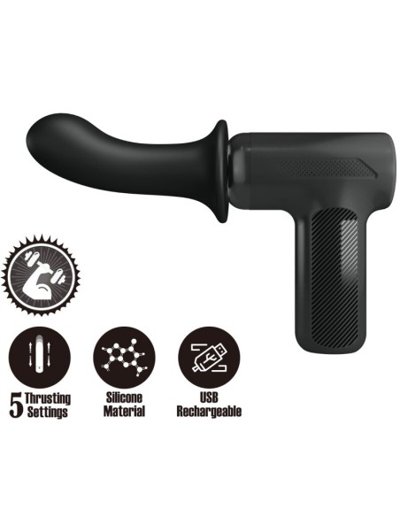 PRETTY LOVE DJ DOCTOR MASAJEADOR 5 CONFIGURACIONES NEGRO