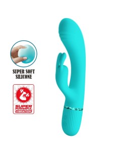 PRETTY LOVE SCOCCO VIBRADOR RABBIT TURQUESA
