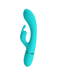 PRETTY LOVE SCOCCO VIBRADOR RABBIT TURQUESA 2