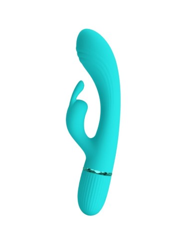 PRETTY LOVE SCOCCO VIBRADOR RABBIT TURQUESA