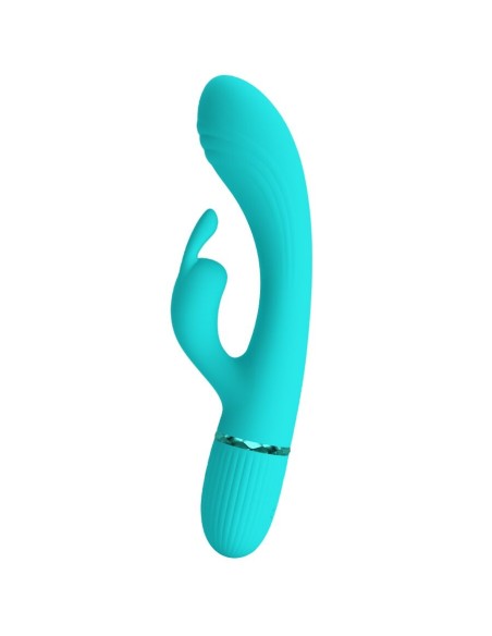 PRETTY LOVE SCOCCO VIBRADOR RABBIT TURQUESA
