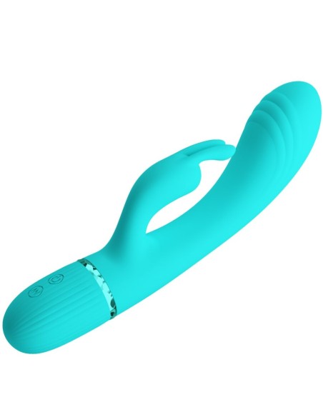 PRETTY LOVE SCOCCO VIBRADOR RABBIT TURQUESA