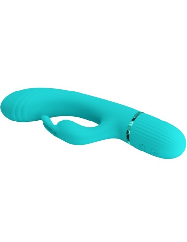 PRETTY LOVE SCOCCO VIBRADOR RABBIT TURQUESA
