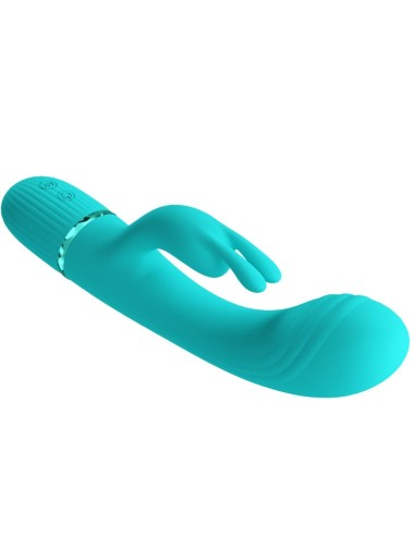 PRETTY LOVE SCOCCO VIBRADOR RABBIT TURQUESA