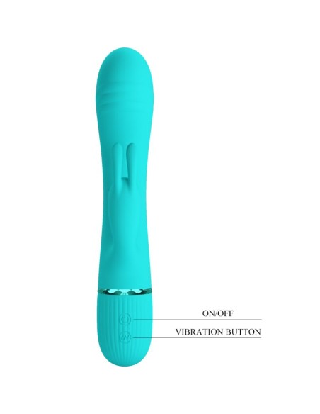 PRETTY LOVE SCOCCO VIBRADOR RABBIT TURQUESA
