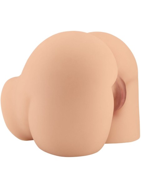 CRAZY BULL ROLONDA TRASERO VIBRADOR CON VAGINA Y ANO REALASTICO NATURAL
