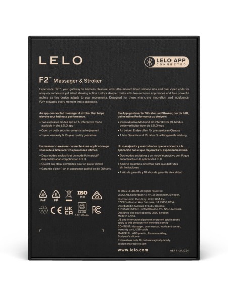 LELO F2S a TEAL MASTURBADOR MASCULINO AZUL LELO F2S a TEAL MASTURBADOR MASCULINO AZUL