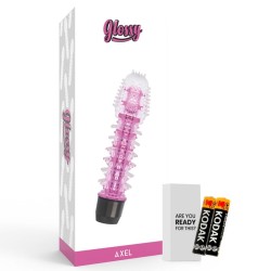 GLOSSY AXEL VIBRADOR ROSA 2