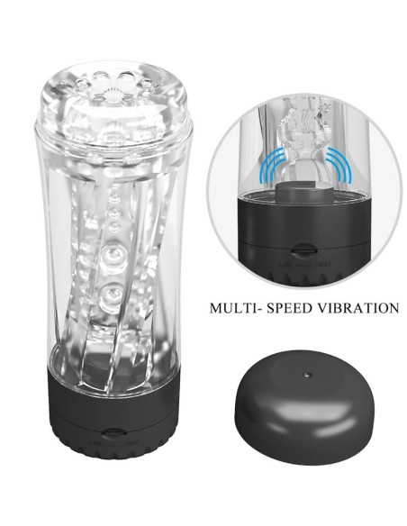 PRETTY LOVE TAMARA MASTURBADOR MASCULINO VIBRADOR MULTIVELOCIDAD NEGRO