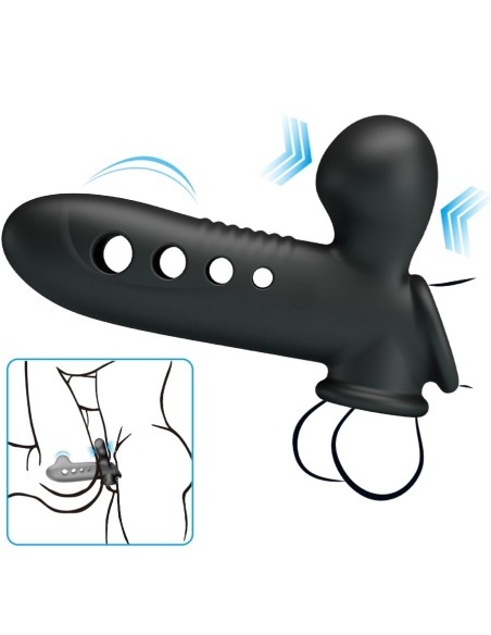PRETTY LOVE CRANE FUNDA PARA PENE CON AIRBAG NEGRO