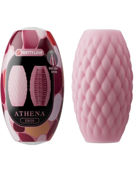 PRETTY LOVE ATHENA EROS MASTURBADOR MASCULINO SILICONA ROSA