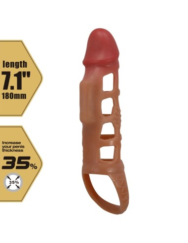 PRETTY LOVE PRESTON FUNDA PARA PENE CON VIBRACIAN DE 18 CM
