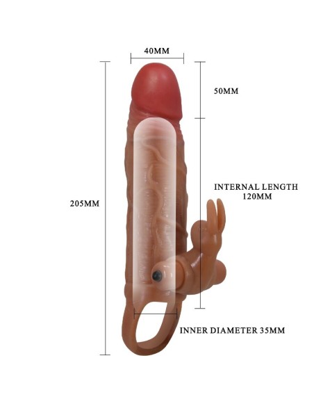 PRETTY LOVE OSMAR FUNDA PARA PENE ESTIMULADOR DE CLATORIS CON VIBRACIAN