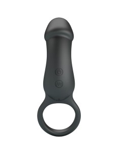 PRETTY LOVE TRAE ANILLO VIBRADOR NEGRO