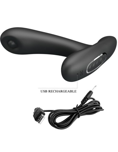 PRETTY LOVE REMINGTON MASAJEADOR VIBRADOR ANAL Y VAGINAL NEGRO