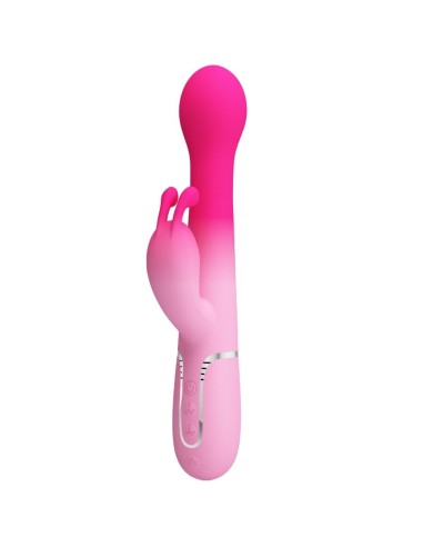 PRETTY LOVE DEJON VIBRADOR RABBIT 3 EN 1 MULTIFUNCIAN ROSA