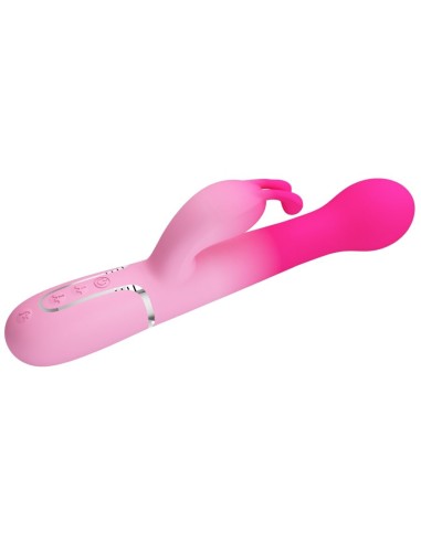 PRETTY LOVE DEJON VIBRADOR RABBIT 3 EN 1 MULTIFUNCIAN ROSA