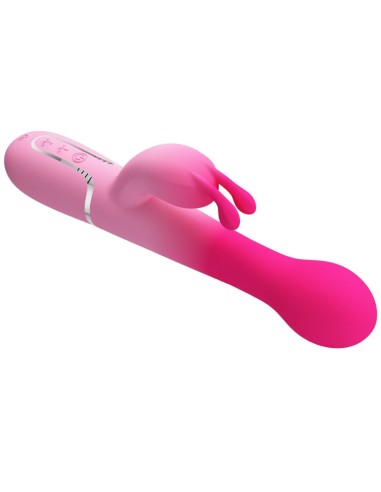 PRETTY LOVE DEJON VIBRADOR RABBIT 3 EN 1 MULTIFUNCIAN ROSA