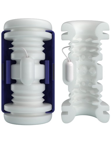 PRETTY LOVE DJ LADY MASTURBADOR MASCULINO CON VIBRACIAN 5 CONFIGURACIONES MORADO