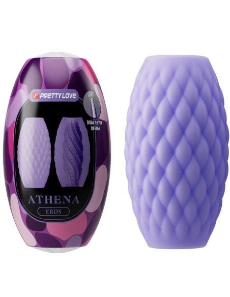 PRETTY LOVE ATHENA EROS MASTURBADOR MASCULINO SILICONA MORADO