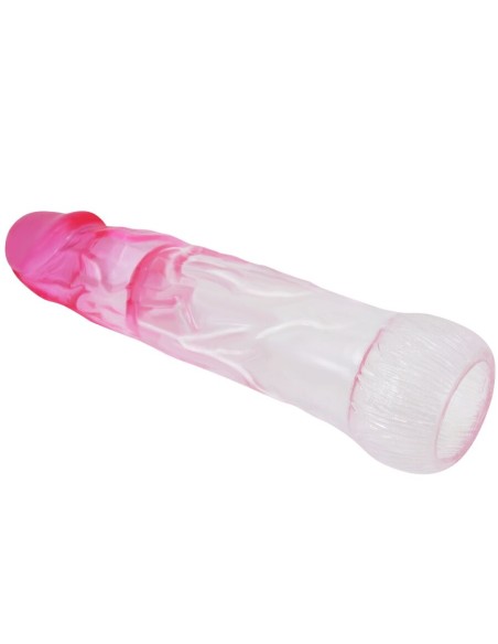 PRETTY LOVE NERON FUNDA REALASTICA ALARGADORA DE 6 CM PARA PENE ROSA