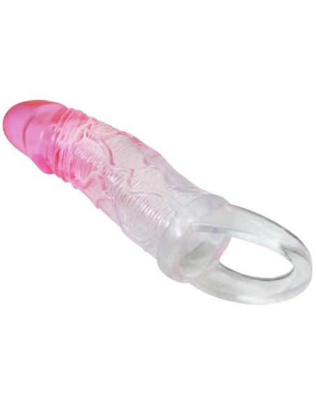 PRETTY LOVE ODES FUNDA REALASTICA ALARGADORA DE 2 CM PARA PENE ROSA