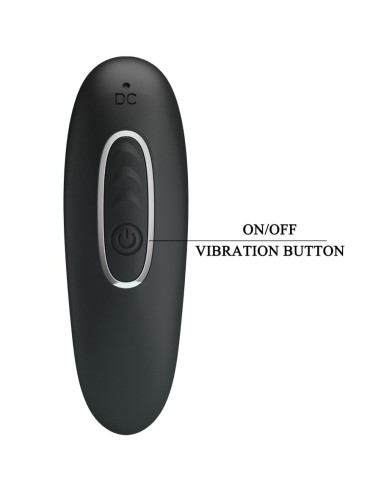 PRETTY LOVE CORBAN VIBRADOR ANAL 10 VIBRACIONES NEGRO