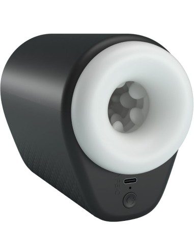 PRETTY LOVE DJ GIRL MASTURBADOR MASCULINO CON VIBRACIAN 5 CONFIGURACIONES NEGRO