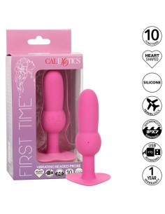 CALEXOTICS FIRST TIME PLUG ANAL CON CUENCAS 10 VIBRACIONES ROSA