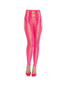 LEG AVENUE MEDIAS OPACAS SIN TIRANTES Y COSTURAS ROSA NEAN