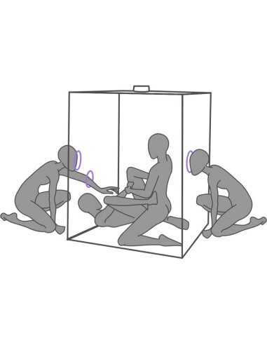 SECRET DOME KINK CLUB CABINA SCANDALE MORADO