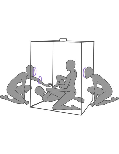 SECRET DOME KINK CLUB CABINA SCANDALE MORADO