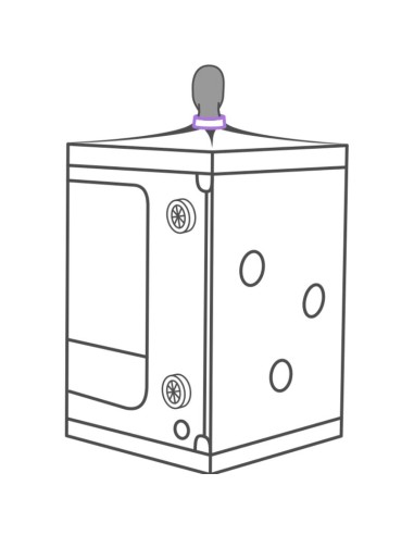 SECRET DOME KINK CLUB CABINA SCANDALE MORADO