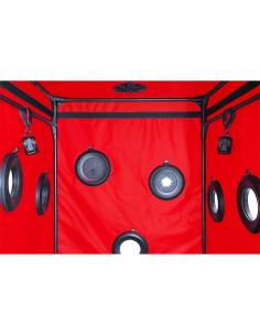 SECRET DOME KINK CLUB CABINA SCANDALE NEGRO ROJO 2