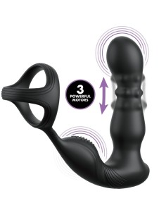 ANAL FANTASY ELITE COLLECTION ANILLO Y MASAJEADOR ANAL VIBRADOR CON CONTROL REMOTO 2