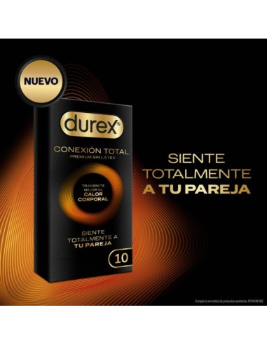 DUREX CONEXIAN TOTAL ULTRA FINO PLUS SIN LATEX 10 UNIDADES