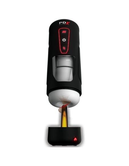 PDX ELITE MILK ME HOTTER MASTURBADOR AUTOMATICO CON THRUSTING Y VIBRACIAN EFECTO CALOR